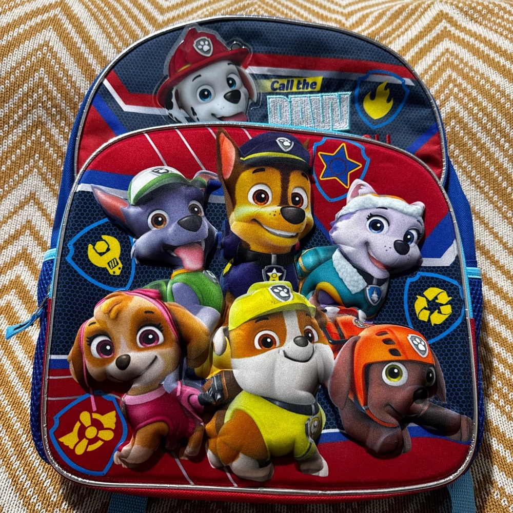 Colorful Paw Patrol Kids Backpack